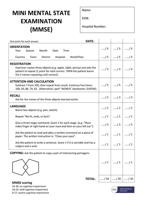 mini mental state examination pdf.